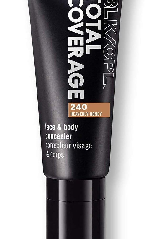BLK/OPL TOTAL COVERAGE Face & Body Concealer in Heavenly Honey - Maximum Coverage, Smudge-Resistant, Cruelty-Free